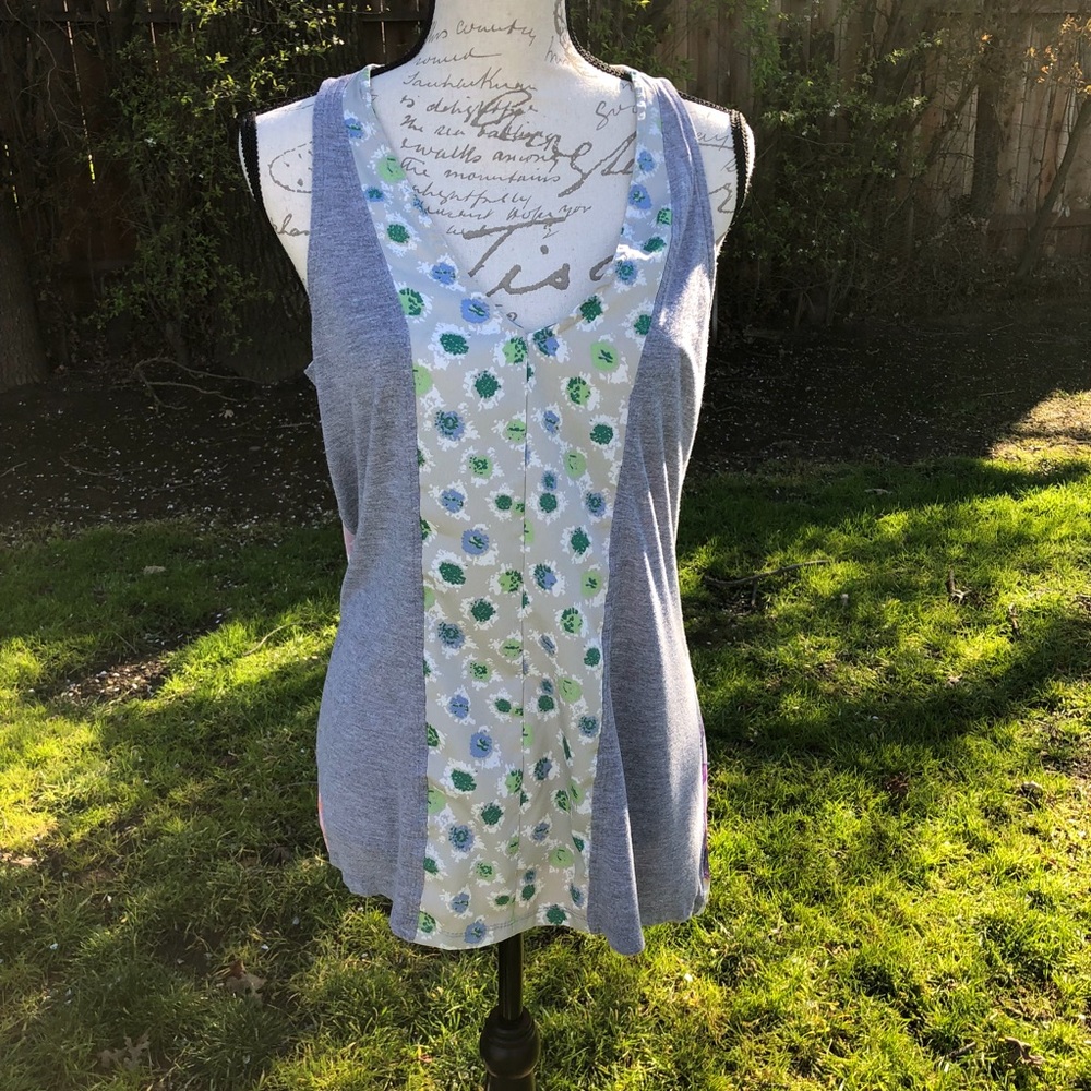 “Porridge” Anthropology sleeveless top